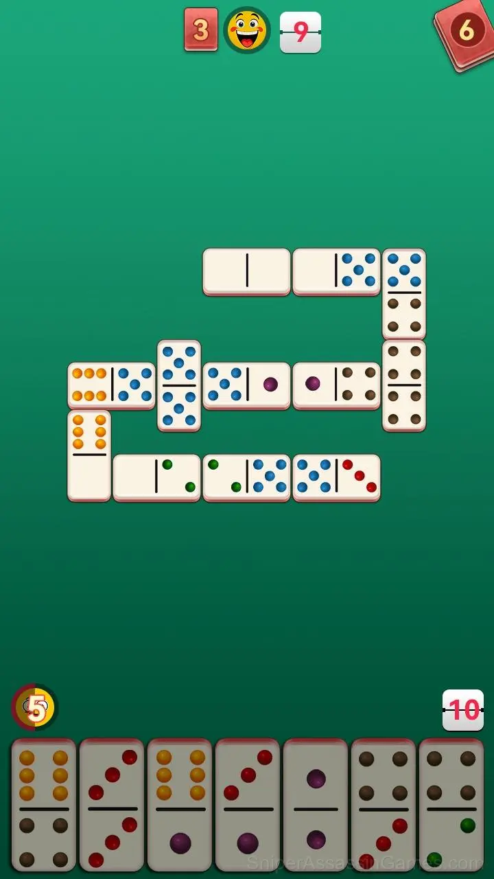 Domino: Classic Two - player gameplay screenshot 2