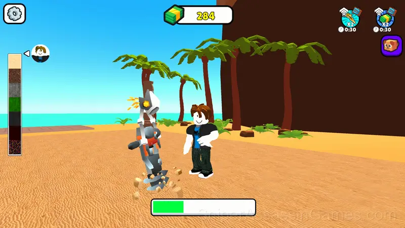Obby: The Hole Digger gameplay screenshot 1
