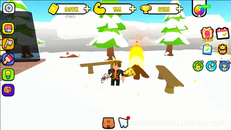 Obby: Lumberjack Life Simulator! gameplay screenshot 1