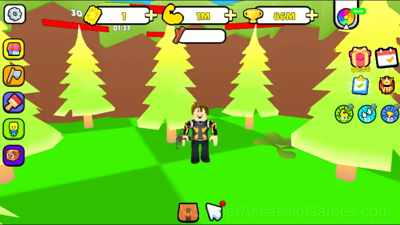 Obby: Lumberjack Life Simulator! gameplay screenshot 2