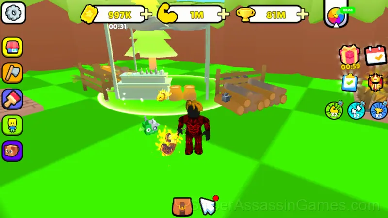 Obby: Lumberjack Life Simulator! gameplay screenshot 5