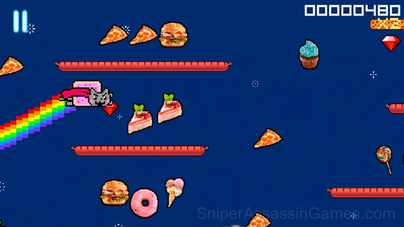 Nyan Cat Classic gameplay screenshot 1