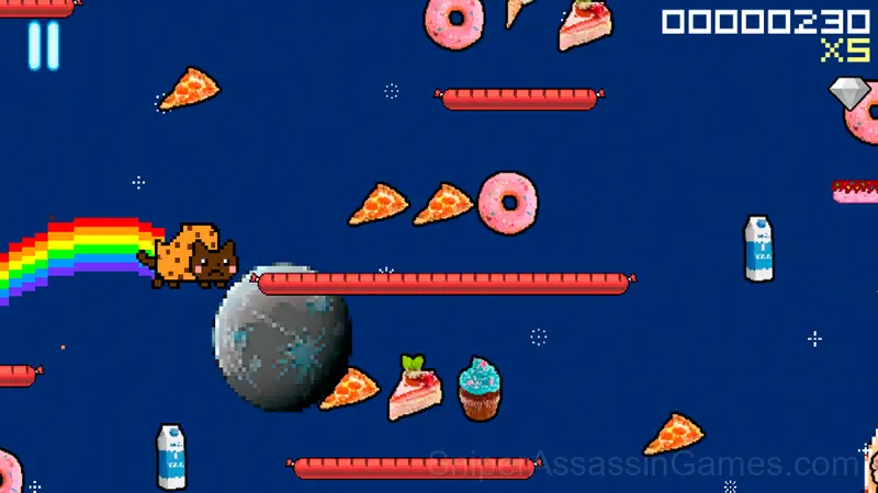 Nyan Cat Classic gameplay screenshot 2