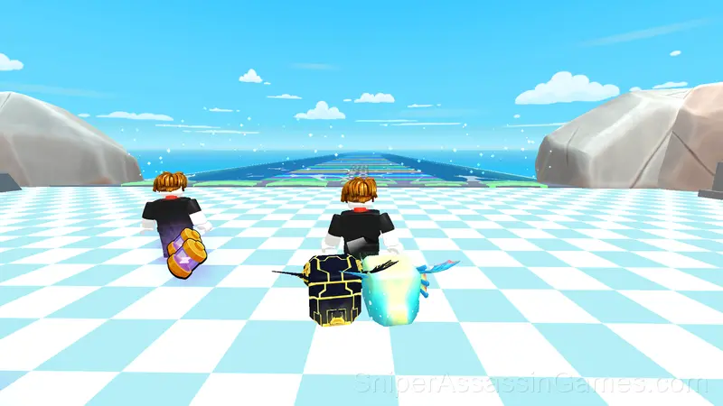 Obby: Swimming competition gameplay screenshot 5