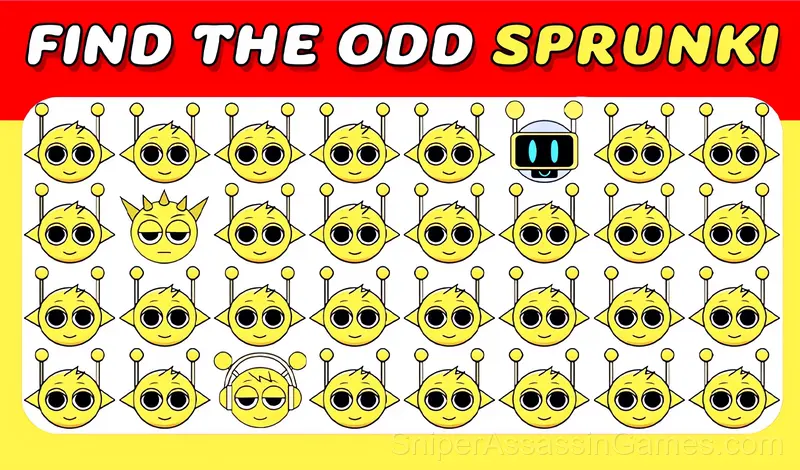 Play Find the odd Spunky