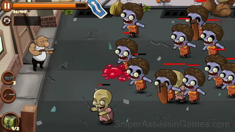 Horde Zombie Attack gameplay screenshot 1