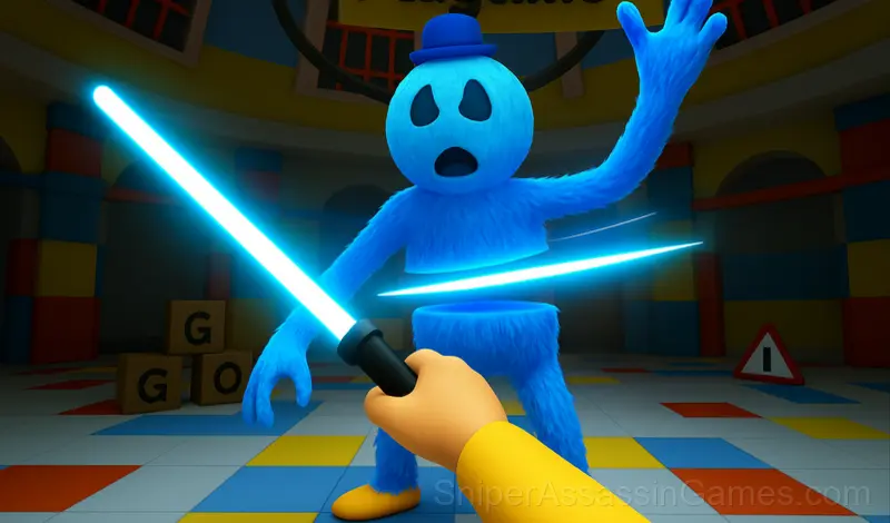 Play Poppy 4! Cut Monsters with Sword in Arena!