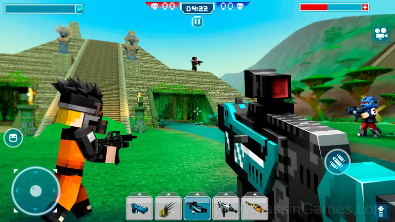 Blocky Cars: Car Battle gameplay screenshot 2