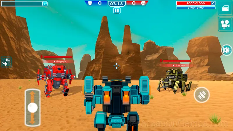 Blocky Cars: Car Battle gameplay screenshot 3