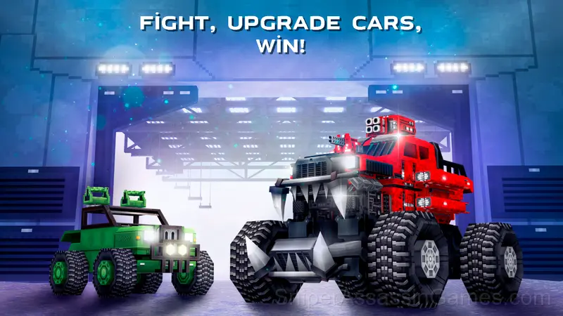 Blocky Cars: Car Battle gameplay screenshot 5