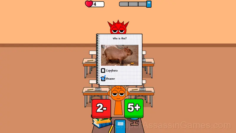 Sprunki School Study Simulator gameplay screenshot 3