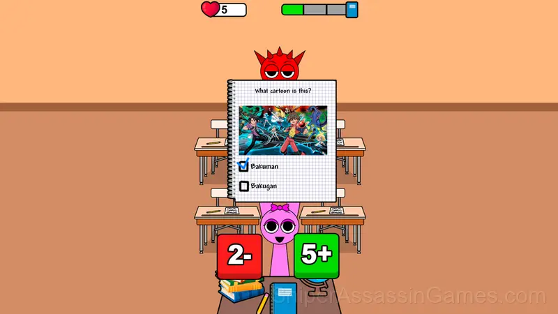 Sprunki School Study Simulator gameplay screenshot 4