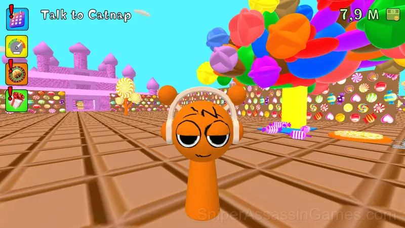 Sprunki 3D Playground Sandbox gameplay screenshot 1
