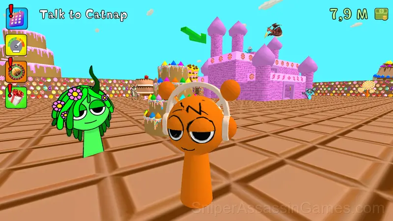 Sprunki 3D Playground Sandbox gameplay screenshot 3