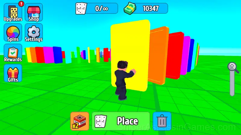 Domino Playground gameplay screenshot 1