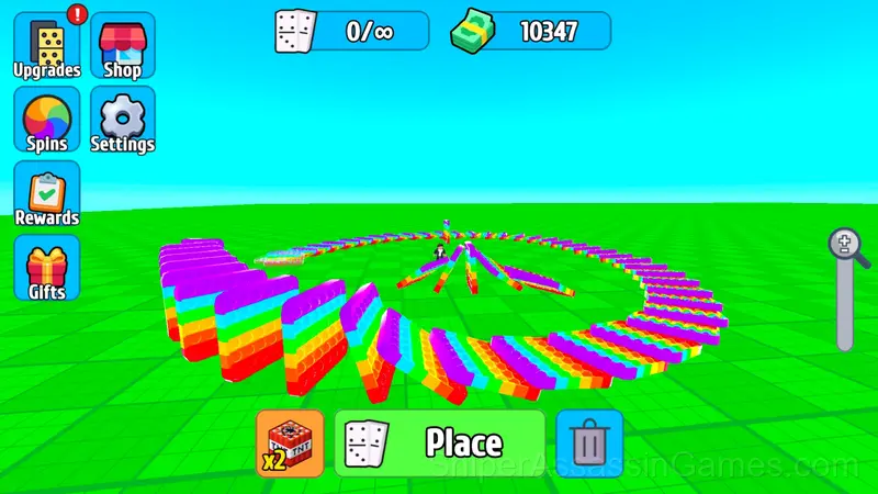 Domino Playground gameplay screenshot 2