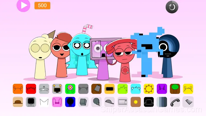 Sprunki OC Banana Porridge gameplay screenshot 1