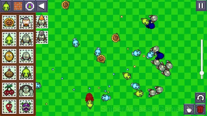 Sandbox Playground: Plants Vs Zombies gameplay screenshot 2
