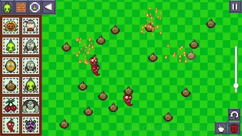 Sandbox Playground: Plants Vs Zombies gameplay screenshot 3