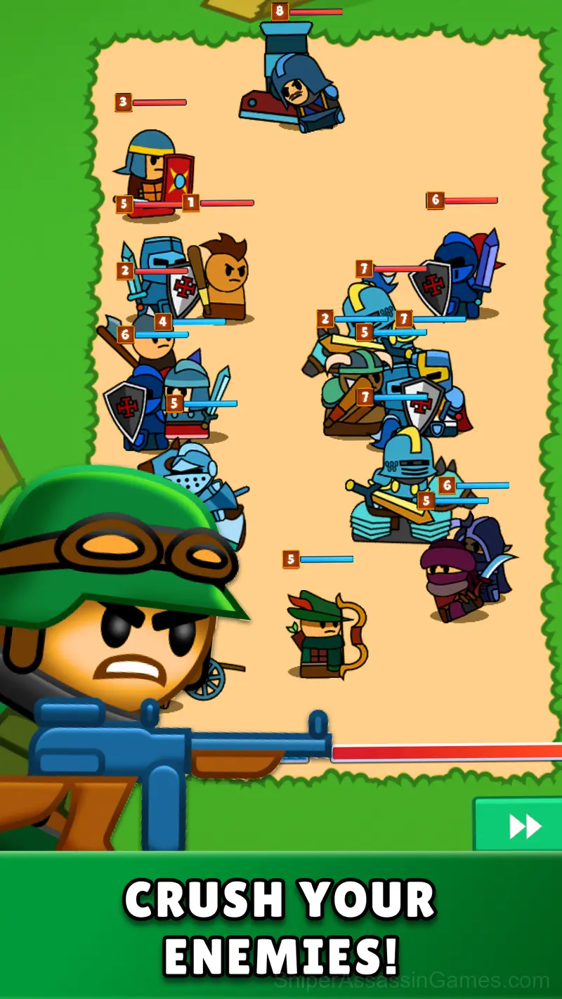 Army Evolution: Merge & Tactics gameplay screenshot 4