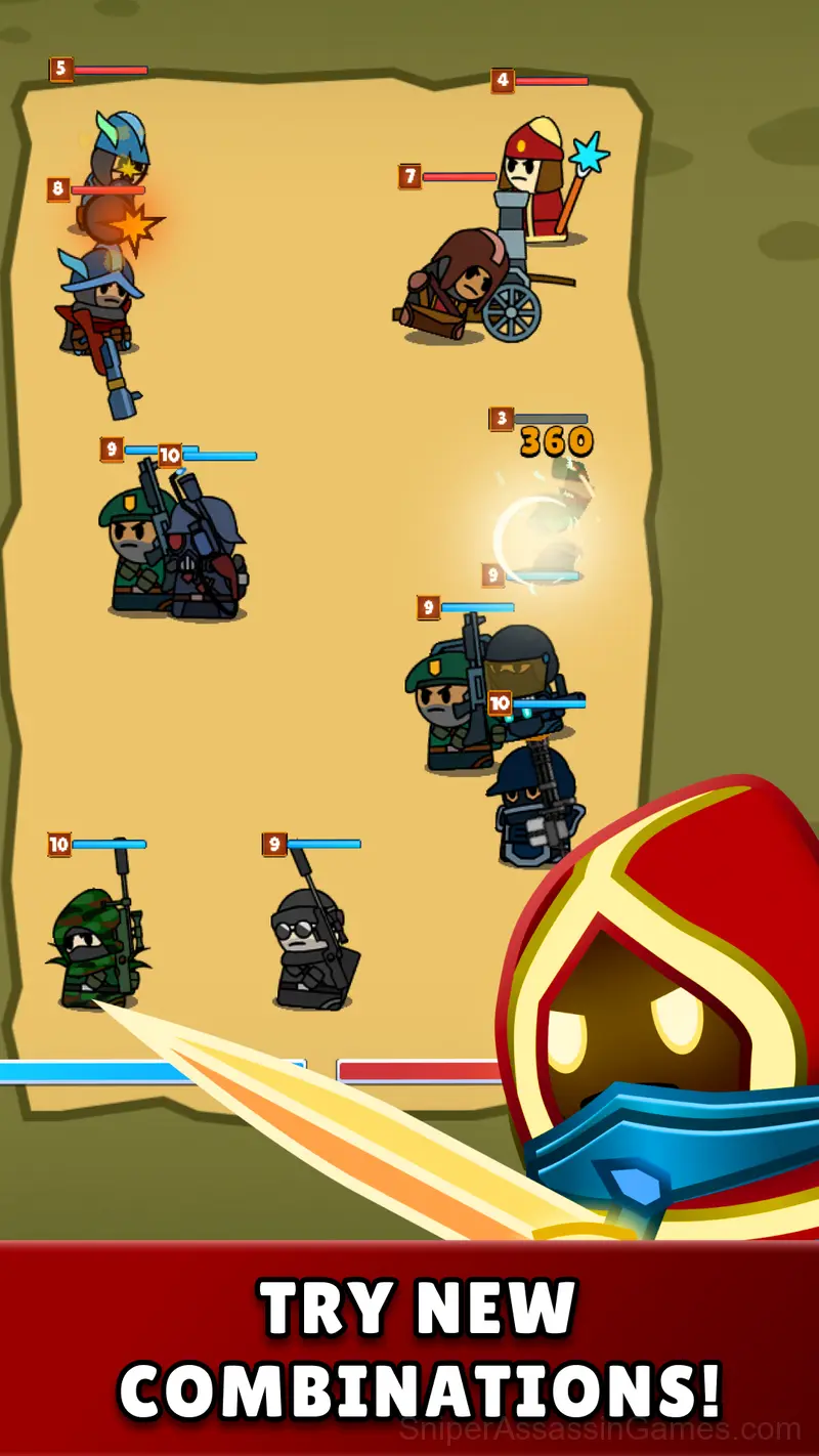 Army Evolution: Merge & Tactics gameplay screenshot 5