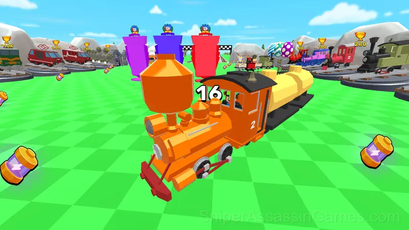 Obby: Training on the train gameplay screenshot 2
