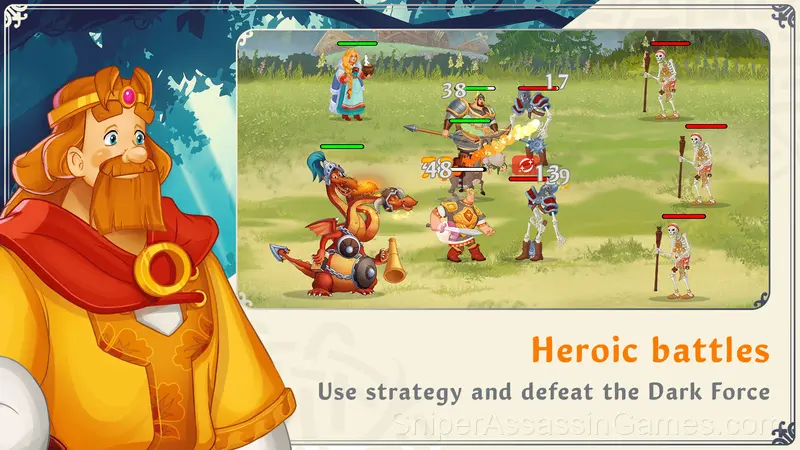 Heroes Arena: Adventure RPG gameplay screenshot 1