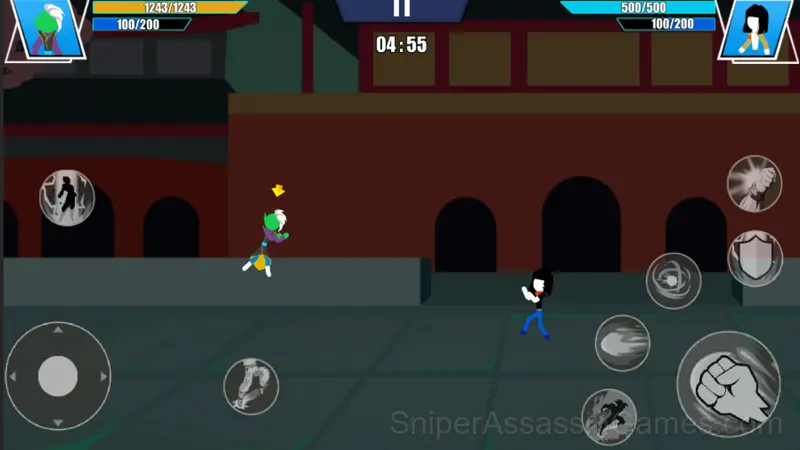 Battle of the sticks. Dragon Fight gameplay screenshot 1