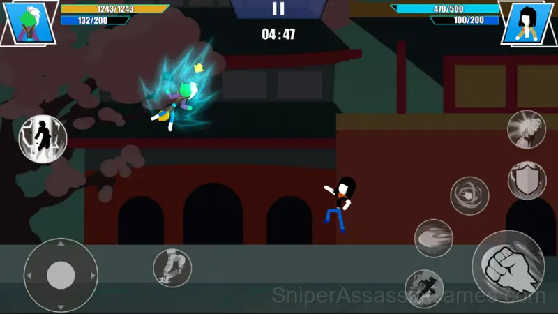 Battle of the sticks. Dragon Fight gameplay screenshot 2