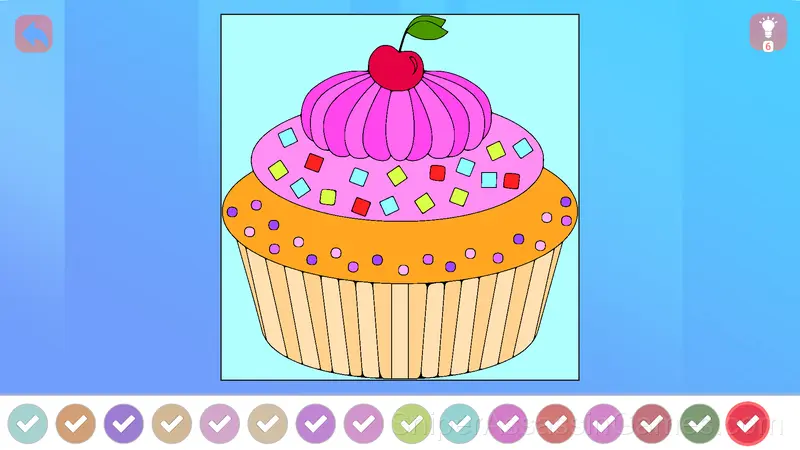 ASMR Paint by Numbers gameplay screenshot 2