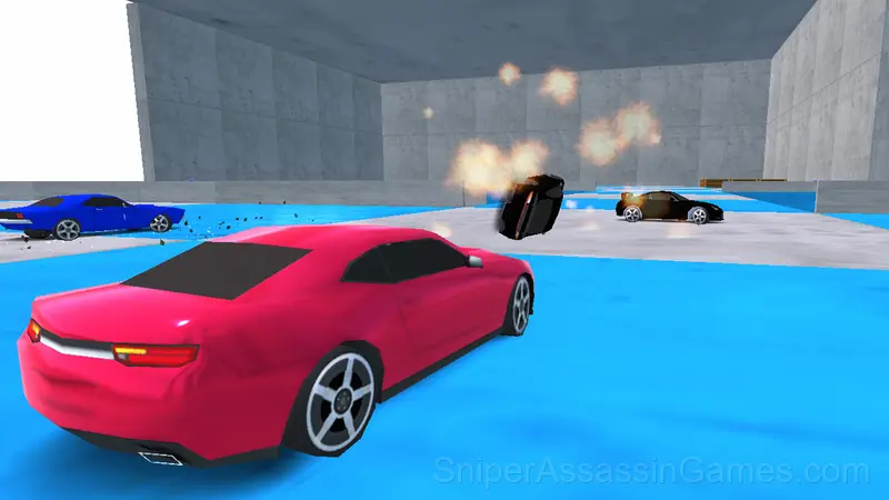 Chase simulator: crash the car gameplay screenshot 1