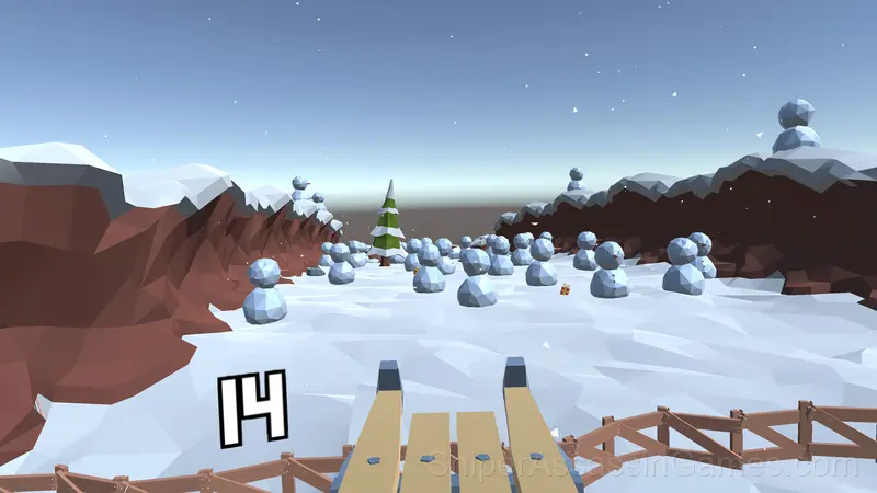 Snow Rush 3D gameplay screenshot 1