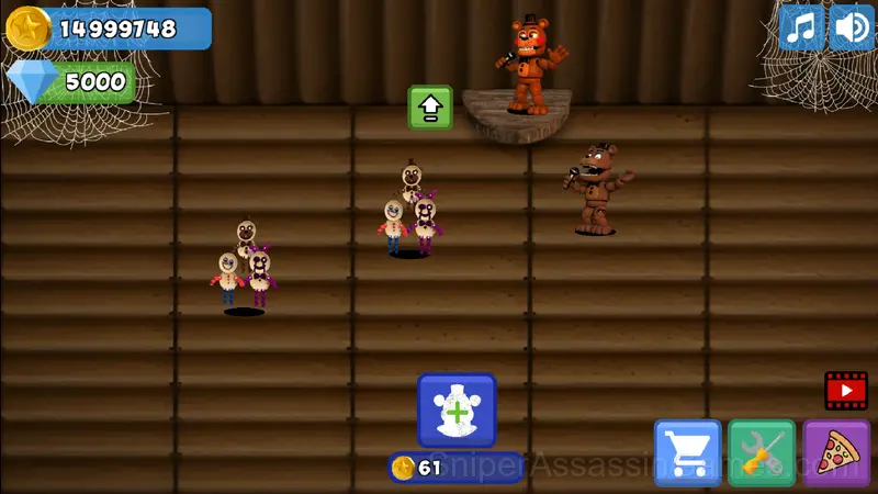 Fnaf Pizzeria: Animatronics Evolution gameplay screenshot 1