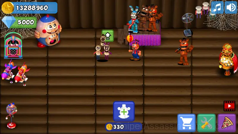 Fnaf Pizzeria: Animatronics Evolution gameplay screenshot 2