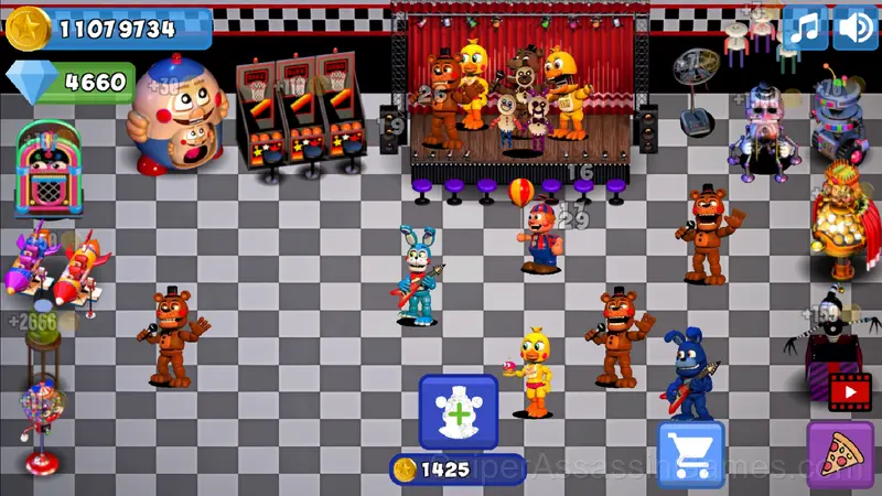 Fnaf Pizzeria: Animatronics Evolution gameplay screenshot 4