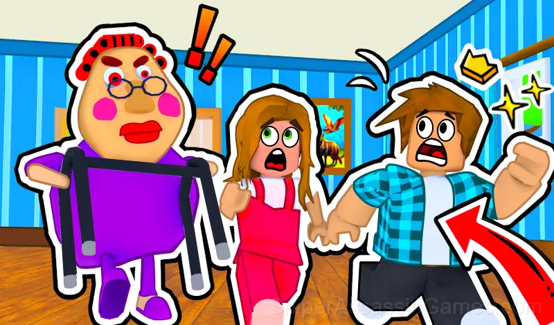Play Escape Evil Granny Obby!