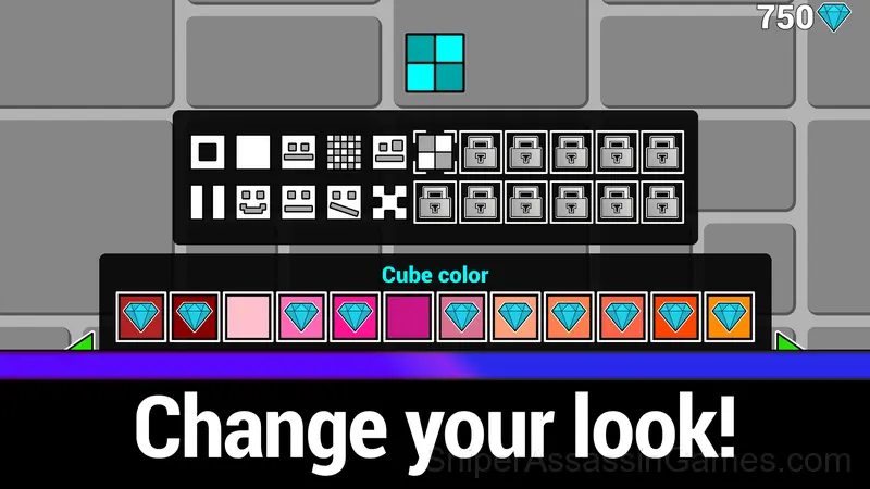 Geometry Cube 2: Challenge gameplay screenshot 3