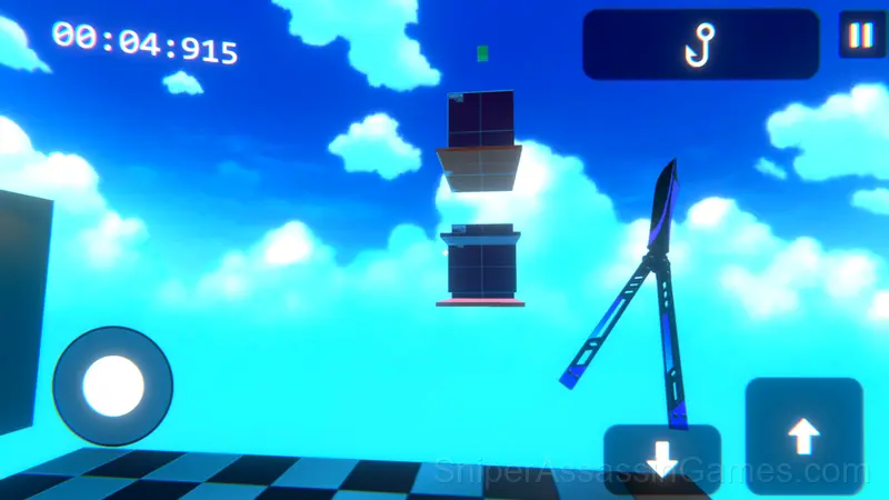 GRAVITATION - Parkour with Knives gameplay screenshot 3