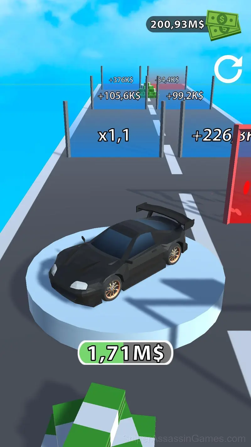 Cool Cars Run 3D gameplay screenshot 2