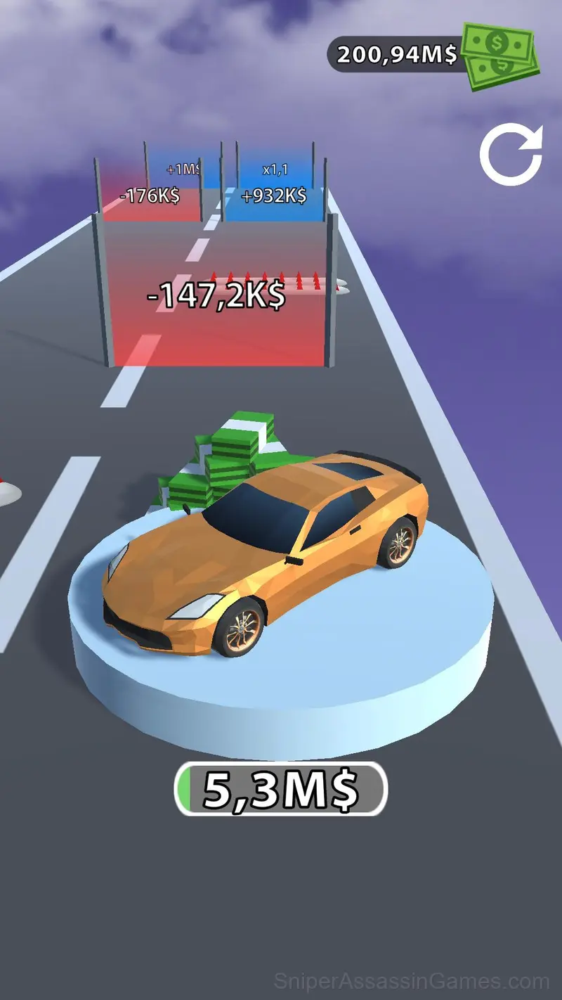 Cool Cars Run 3D gameplay screenshot 3