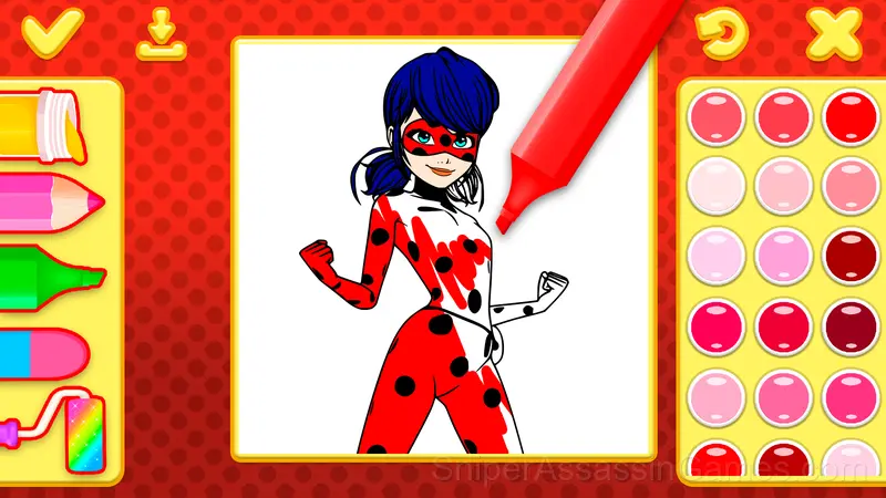 Ladybug Coloring for Kids gameplay screenshot 1