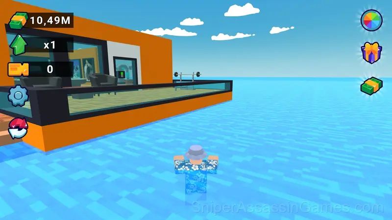 Obby: Raft Tycoon. Ocean of Money! gameplay screenshot 1