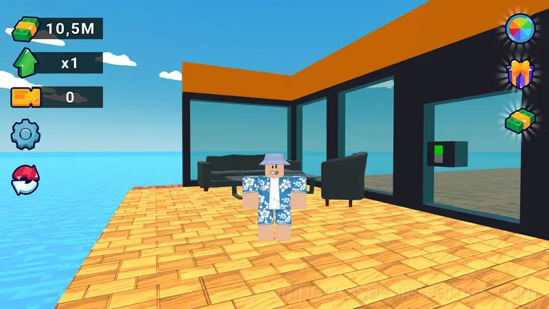 Obby: Raft Tycoon. Ocean of Money! gameplay screenshot 3