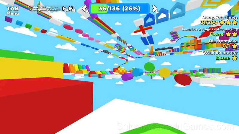 Omega Obby: Tower of Hell gameplay screenshot 2