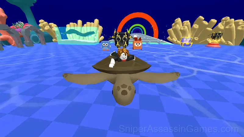 Obby: Fish training gameplay screenshot 1