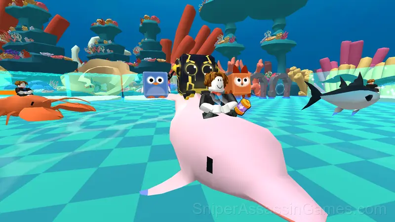 Obby: Fish training gameplay screenshot 5