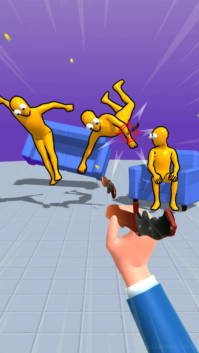 Ninja vs Ragdolls: Sharp Knife Throw! gameplay screenshot 4