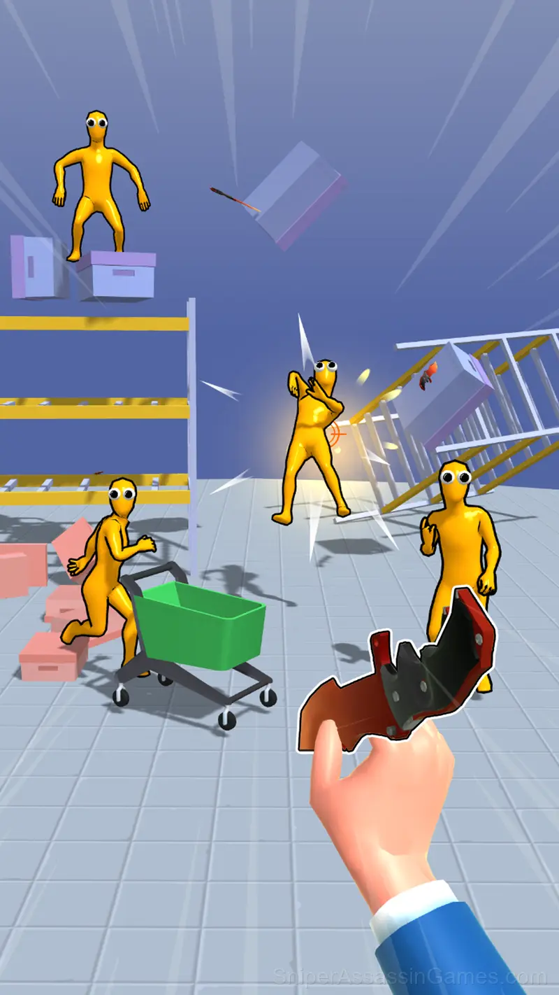 Ninja vs Ragdolls: Sharp Knife Throw! gameplay screenshot 5