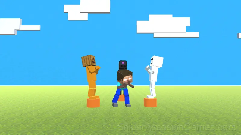 Noob Shooter: Ragdoll Show gameplay screenshot 1