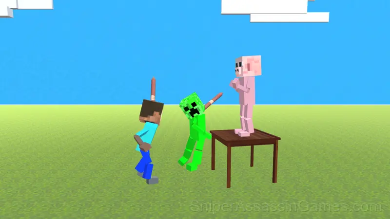 Noob Shooter: Ragdoll Show gameplay screenshot 4